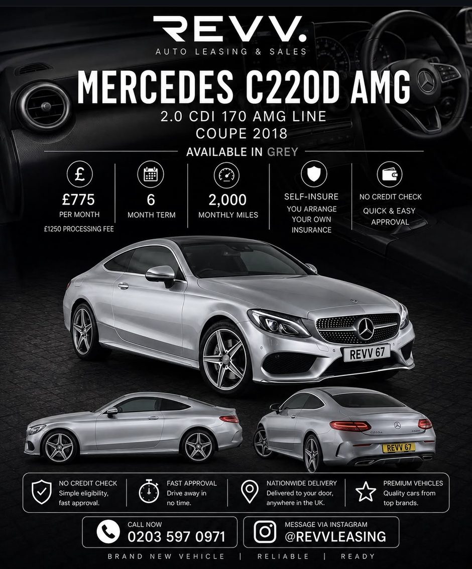 Mercedes C220d AMG Line Coupe